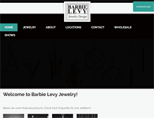 Tablet Screenshot of barbielevyjewelry.com